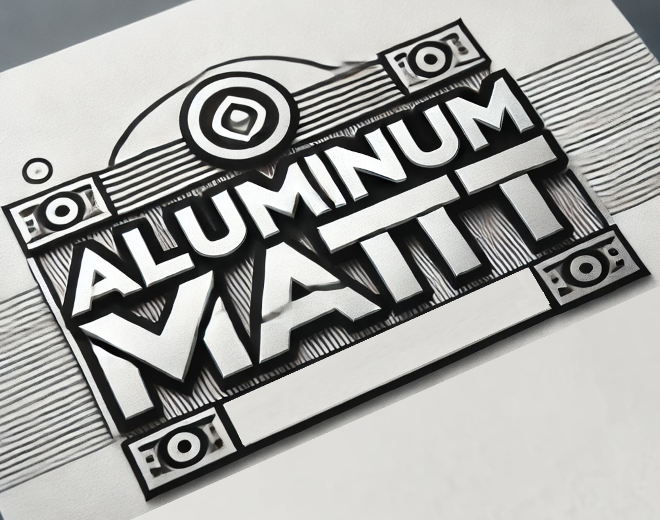 Aluminium matt